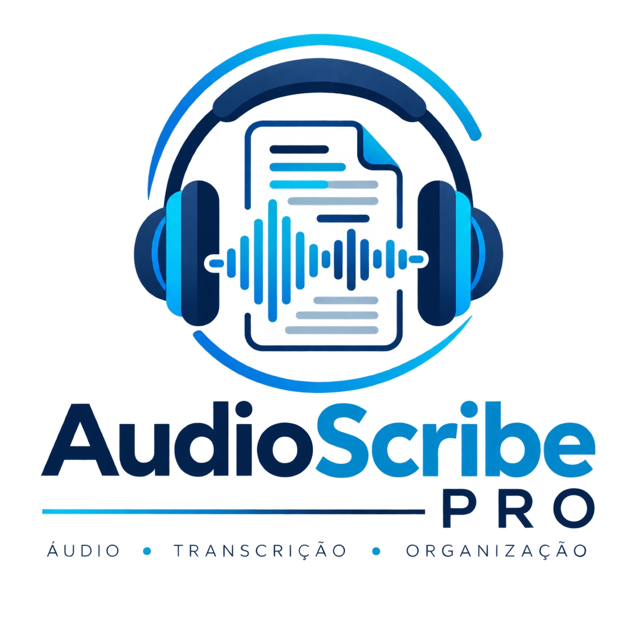 Logo do AudioScribe Pro
